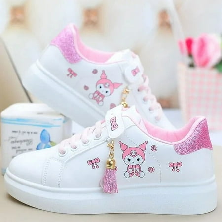 

hello kitty Children s Cotton Shoes Autumn Winter Fleece Warm Student boy girl Sports Shoes kuromi Casual Shoes Sneakers-38