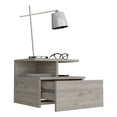 thumbnail image 7 of CoSoTower Floating Nightstand Flopini, One Drawer, Light Gray Finish, 7 of 7