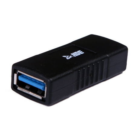 - HDE SuperSpeed USB 3.0 Type-A Female to Female Adapter Bridge Extension Coupler Gender Changer Connector (Black)