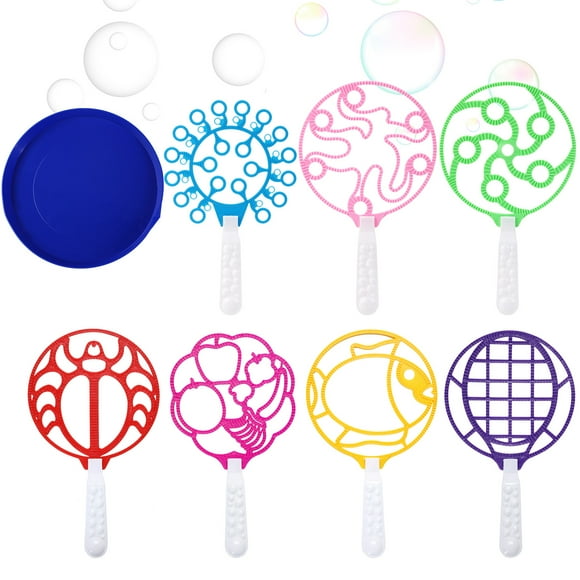 8PCS Kids Bubble Wand Set Funny Bubble Wand Bulk Bubble Toy for Summer Party