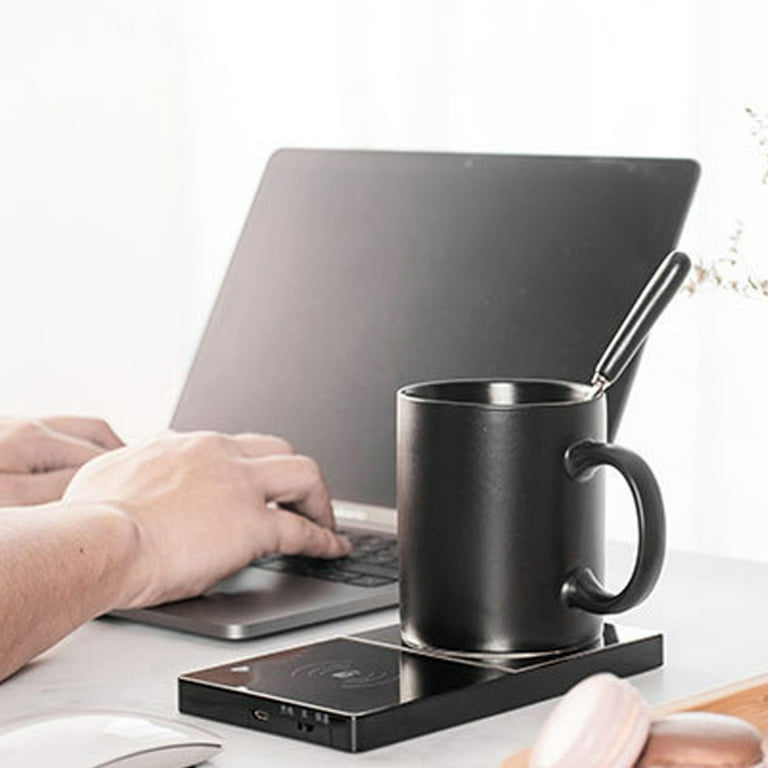 Improvements 2-in-1 Mug with Warmer and Phone Wireless Charger Open Box
