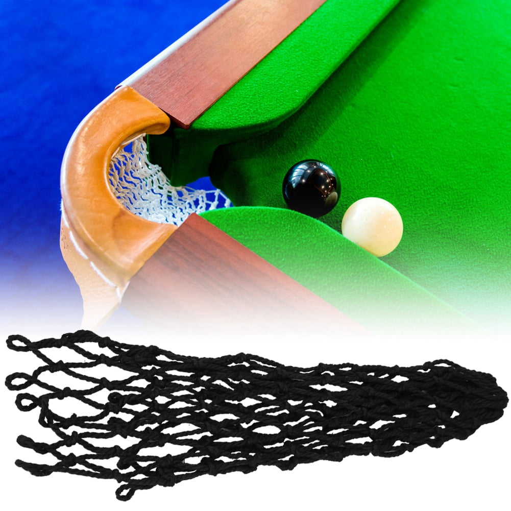 6pcs Leather Pool Snooker Pocket Net Replacement Kit for Billiard Table Durable 