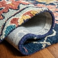 thumbnail image 5 of SAFAVIEH Roslyn Magdalena Floral Wool Area Rug, Navy/Multi, 6' x 9', 5 of 8