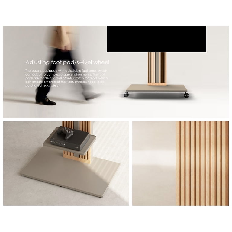 FITUEYES Zen Series Floor TV Stand for Big Screen, 55-88 Inch TV