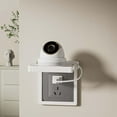 thumbnail image 3 of Bathroom Outlet Shelf, Wall Outlet Shelf, Wall Mounted Outlet Shelf Space-Saving Wall Shelf, Outlet Shelf Wall Holder,Vertical Decorative Wall Holder Home Extender Decor For Routers, Bathroom 2PC, 3 of 9