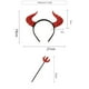 thumbnail image 2 of Diadema De Aro De Pelo De Cuerno De Buey Demonio Para Niños Y Conjuntos De Tridente Accesorios De Disfraces De Fiesta De Halloween Decoración De Cosplay Yuarrent AP005873-00, 2 of 5