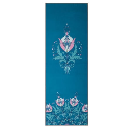 Carevas Yoga Mat Print Qucik Dry Foldable Yoga Towel Fitness Blanket