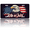 4th of July Eagle, variant on 1 Pcs 2D Flat License Plate Covers & Frames, QUEEN with Crown and Wings For Decorative Front, Waterproof For Decoration Aluminum License Plate Covers & Frames Cover For Men Women, 12" X 6"