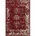 thumbnail image 5 of Unique Loom 3141387 2 ft. 2 in. x 3 ft. Casino Sofia Rectangular Rug, Burgundy, 5 of 5