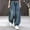 Blue, variant on Women's Jeans High Rise Wide Leg Solid Color Fashion Casual Loose Broad Leg Full Length Pants