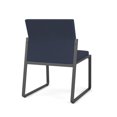 thumbnail image 5 of Gansett Reception Waiting Room Armless Guest Chair / Charcoal Steel / Blue, 5 of 5