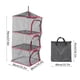 thumbnail image 5 of Secador De Malla Para Acampar, Bolsa De Secado Al Aire Libre, Red De Secado, Picnic Interior Para Acampar Al Aire Libre ANGGREK AD2717, 5 of 8
