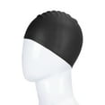 thumbnail image 4 of Uxcell Silicone Swim Cap Waterproof Swimming Hat Comfortable Non-Slip Swimming Caps for Women Men Adult Long Short Hair Black, 4 of 6