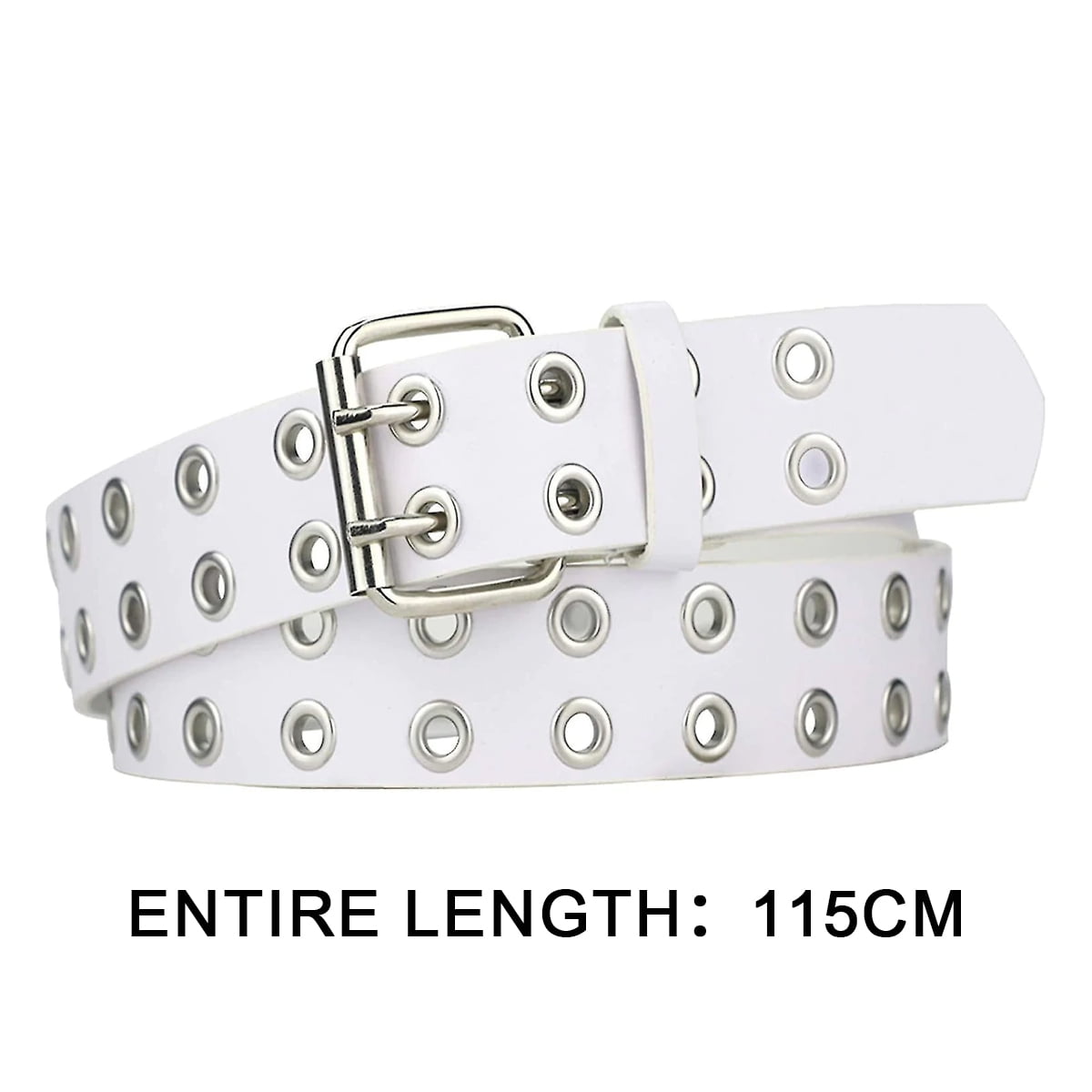 小物 rurumu.double buckle belt White 49b253da-8b2f-42c8-9b4d-
