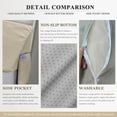 Bed Wedge Pillow For Headboard, Mattress Wedge Stopper Pillow, Bed Gap