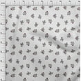 thumbnail image 3 of oneOone Cotton Flex White Fabric Leaves & Floral Artistic Fabric For Sewing Printed Craft Fabric By The Yard 40 Inch Wide, 3 of 4