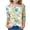Khaki, variant on JTSRKL Ombre T-Shirts for Kids Girls Teens Cute Tie Dye Gradient Print 3/4 Length Sleeve Crew Neck Basic Tunic Tees Tops Loose Fit Cotton Blouses Sky Blue 3-4 Years