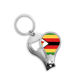 thumbnail image 1 of Zimbabwe bandera nacional África país Toenail Clipper Cutter, 1 of 3