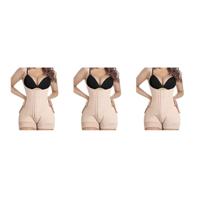 Minnieouse Entrenador de cintura posparto Niñas Nylon 4 filas Hebilla Correa de modelado de vientre ajustable Corsé adelgazante Fajas Piel Type1 NO1