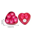 thumbnail image 2 of Vacemry Under $5 Rose Scented Soap Flowers, Heart Shape Artificial Bloom Arrangement, 6Pcs Bath Body Gift Set with Box, Decorative Artificial Floral for Home, 2 of 4