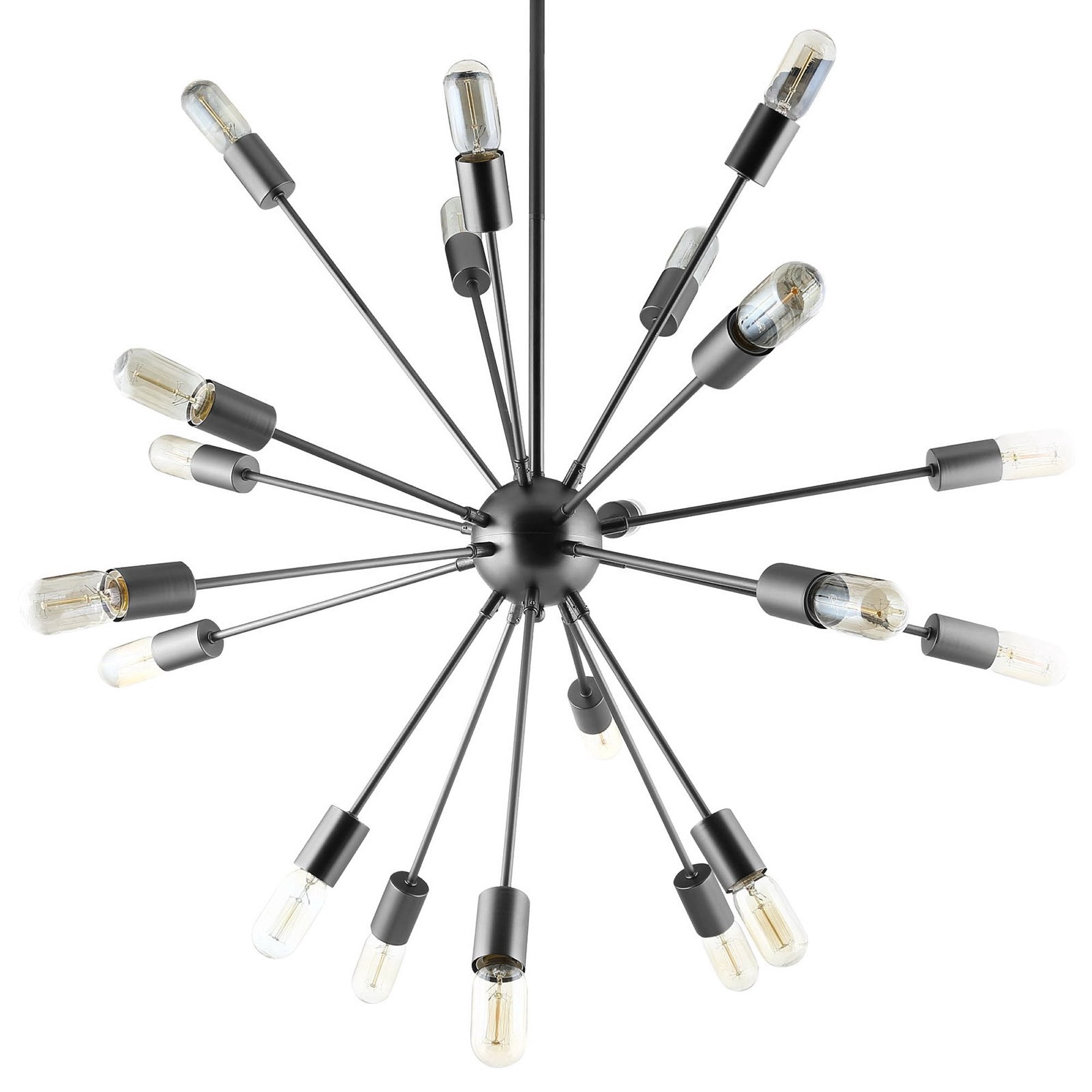 Beam Stainless Steel Chandelier - Gray