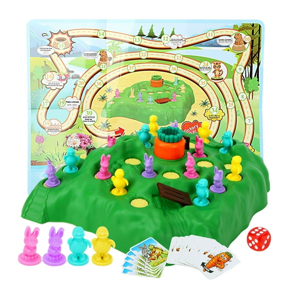 Bunny Trap Competitive Board Games, Tortoise Trap Board Game Safe For Home For Toddlers