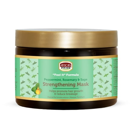 African Pride Feel It Formula- Strengthening Mask, All Hair Types, Moisturizing