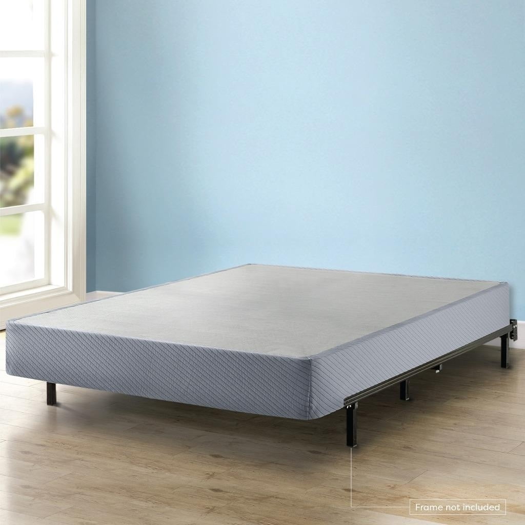 Details about   Box Spring 9" in Steel Mattress Bed Foundation Folding Ultra Sturdy Queen Size 