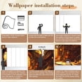 thumbnail image 5 of Wallpaper Fantasy Treehouse Bookshelf Vintage Fairy Tree Ancient Peel and Stick Wall Murals 69"H x 96"W Removable PVC Wall Paper Self-Adhesive Wall Paintings Art Decor for Book Lovers Bookworm, 5 of 7
