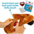 thumbnail image 4 of Original Snuggle Puppy Heartbeat Stuffed Toy for Dogs. Pet Anxiety Relief and Calming Aid, Comfort Toy for Behavioral Training in Biscuit, 4 of 7