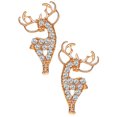 thumbnail image 2 of Gymnture christmas 1 Pair Chic Deer Earrings Stylish Ladies Earrings Exquisite Ear Accessory, 2 of 10