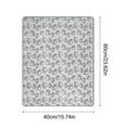 thumbnail image 2 of Flannel Dog Blanket Paw Print For Dog Cat Pet Throw For Sofa Bed Seat Decor Supplies (40x60cm), 2 of 10