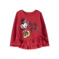 thumbnail image 3 of Set de ropa Disney Minnie Mouse para niñas pequeñas 3T, rojo y negro, 3 of 6