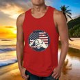 thumbnail image 2 of GERsome 4th of July Tank Tops for Men American Flag Patriotic T Shirts Crew Neck Sleeveless Summer Loose Fit Workout Gym Muscle Tee S-4XL, 2 of 5