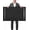 Black, variant on 30 x 18 Inch Leather Desk Pad Protector with Side Rails, Executive Office Desk Mat for Home Workspace, Writing Surface, Mouse & Keyboard Pad, Elegant Gift for Men Dad Husband