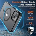 thumbnail image 3 of Magnetic for iPhone 15plus Case (Compatible with MagSafe) ( Military Grade Drop Protection) Slim Translucent Matte Shockproof with Anti-Fingerprint Ph, 3 of 5