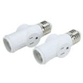 thumbnail image 4 of Adaptador de Salida de Bombilla, Instalacia Fácil PBT 3 Prong 2pcs Converter de Enchufe de Luz 0-125 Vac para Yardas, 4 of 7