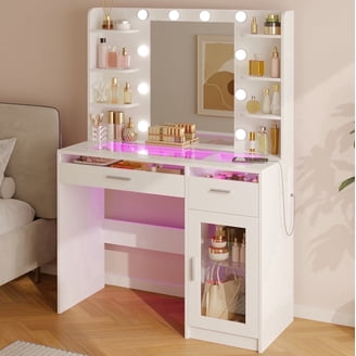 beige colour dress for women Liza Dressing Table - Beige/Wenge