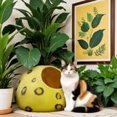 thumbnail image 2 of Lujoso estampado de guepardo de lana merino Cat Cave Woolygon, 2 of 6