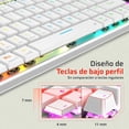 thumbnail image 4 of Teclado Gamer Mecanico BALAM RUSH DOMINATE EXPERT GK959 Switch Brown Inalambrico USB 2.4 GHz + BT 5.0 Tamaño 80% RGB, 4 of 6