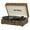 Brown Map Print, variant on Victrola Journey Bluetooth Portable Suitcase Record Player with 3-speed Turntable & Built-in Speakers | Black
