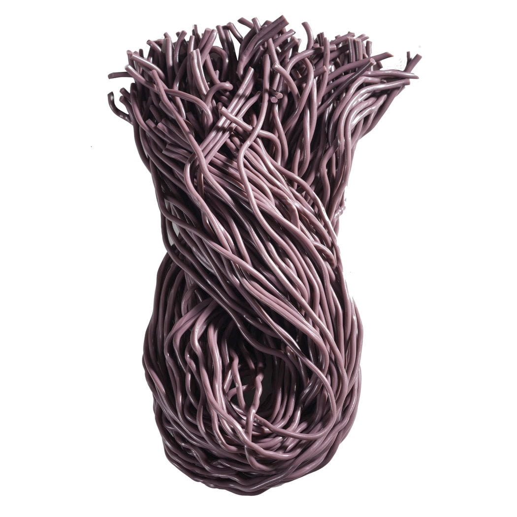 SweetGourmet Grape Licorice Laces | Dutch Candy Shoelaces | 2 Pounds
