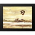 thumbnail image 2 of Brent, Paul 14x12 Black Modern Framed Museum Art Print Titled - Island, 2 of 5