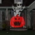 thumbnail image 3 of Lightshow Projection Plus Rising+Static Nightmare Before Christmas HALL Disney (Orange/White), 3 of 6