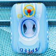 thumbnail image 4 of 1Pc Sports Car Shape Swimming Ring with Steering Wheel-, 4 of 8