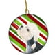 Carolines Treasures SS4572-CO1 Dandie Dinmont Terrier Canne à Sucre Vacances Noël Ornement en Céramique – image 1 sur 2