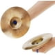 thumbnail image 2 of Platillos de mano de cobre para niños de 15 cm/5,9 pulgadas, banda de gong, ritmo, instrumento Musical de percusión, 2 of 5