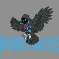 thumbnail image 2 of Women's Fortnite Raven Logo Racerback Tank Top Gray Heather Large, 2 of 4