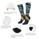 thumbnail image 3 of Balery Astronaut Starry Night Calcetines novedosos Calcetines deportivos Calcetines hasta la rodilla Calcetines de algodón Calcetines originales y geniales, 3 of 6