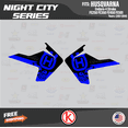 thumbnail image 4 of Kalair GFX Graphics Kit for Husqvarna ENDURO FE250 FE350 FE450 FE501 (2017-2019) Night-city Series, 4 of 5